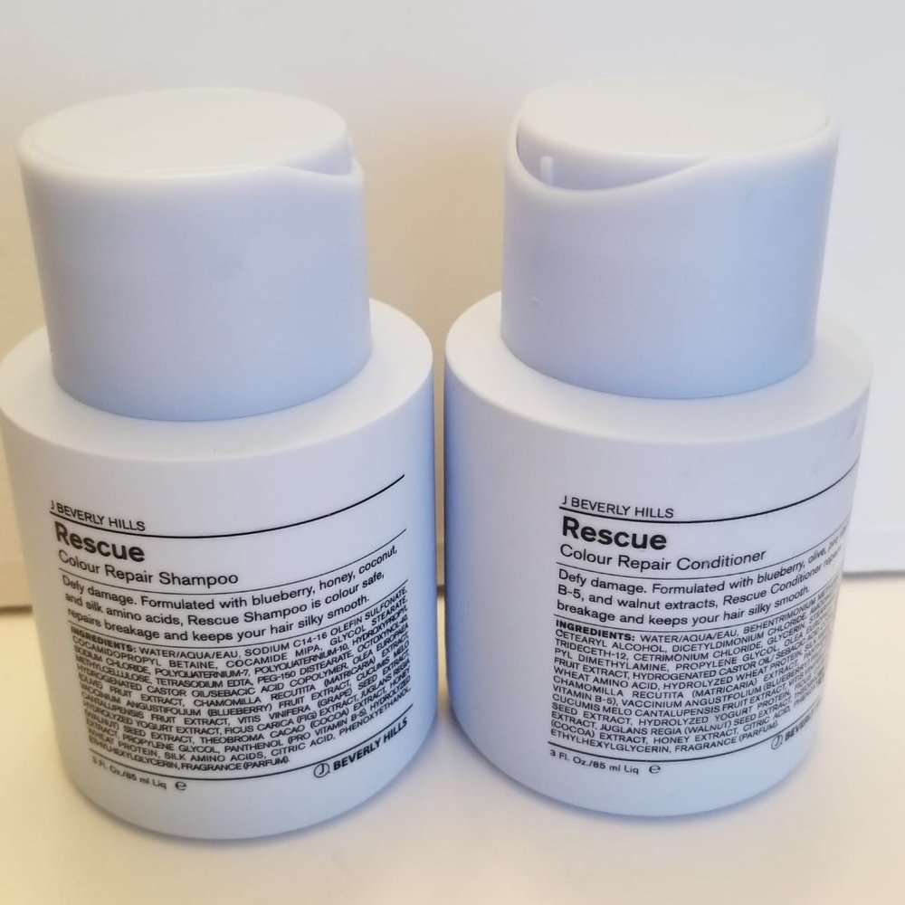 J Beverly Hills Color Repair Rescue Shampoo and Conditioner Duo Set 3 oz each
